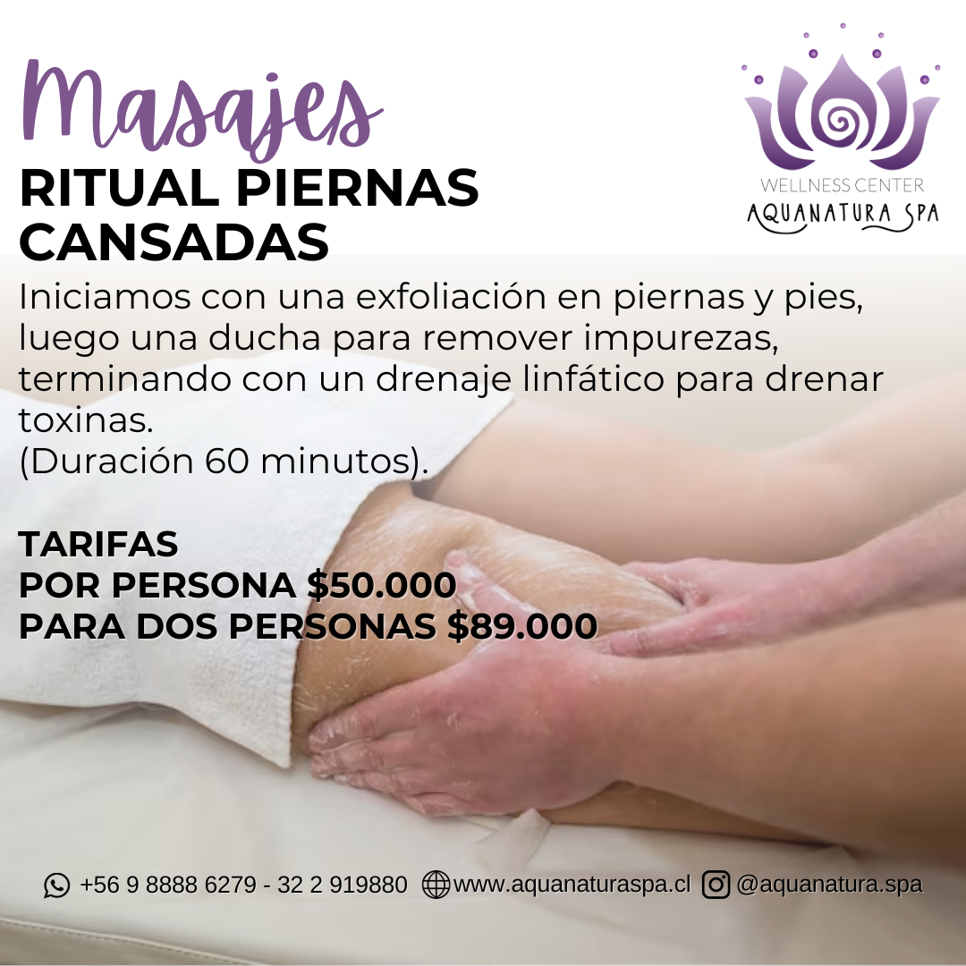 Drenaje Linfático para Piernas Cansadas